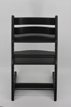 Ancien modèle Stokke Tripp Trapp chaise noir gris blanc, Comme neuf, Chaise évolutive, Envoi, Réducteur de chaise