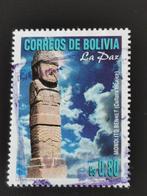 Bolivie 1997 - La Paz - Monolithe de Bennet - préhistoire, Timbres & Monnaies, Timbres | Amérique, Affranchi, Amérique du Sud