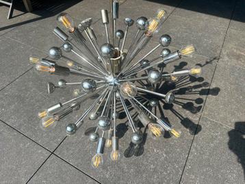 Space Age Sputnik Chandelier XL Gaetano Sciolari , 1970s beschikbaar voor biedingen