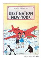 Destination New York Hergé  1951, Une BD, Utilisé, Hergé