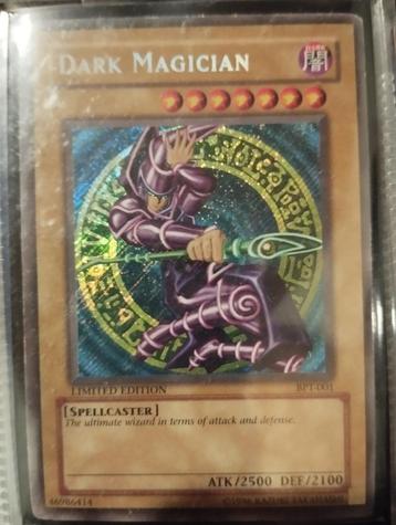 Yugioh Dark Magician Limited Edition Secret Rare Bpt 0-kaart