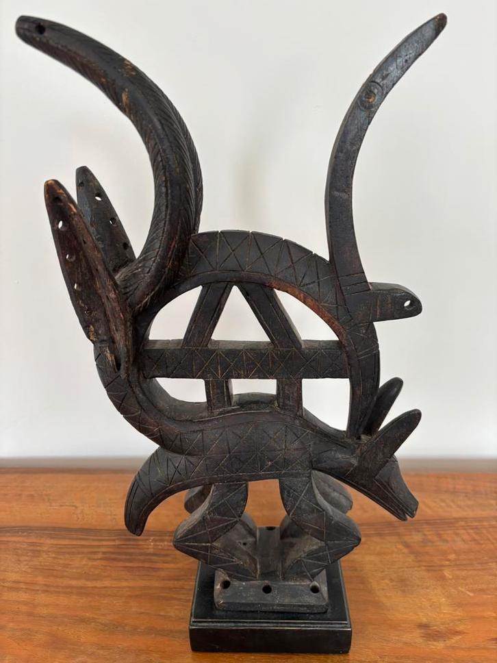 Oude Afrikaanse sculptuur Bambara Mali, Antiek en Kunst, Kunst | Beelden en Houtsnijwerken, Ophalen of Verzenden