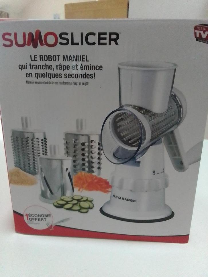 Râpe, trancheuse de cuisine SUMOSLICER, Elektronische apparatuur, Keukenmixers, Zo goed als nieuw, Ophalen
