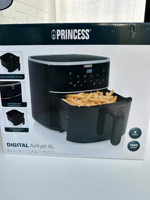 Princess Digitale Aerofryer 6 Liter, Electroménager, Friteuses à air, Comme neuf, Friteuse à air, Enlèvement