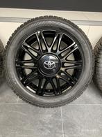 15” originele Toyota Aygo velgen + winterbanden 4x100 PW457-, Gebruikt, 15 inch, Banden en Velgen, Winterbanden