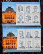 2 blokjes koningen en koninginnen, Postzegels en Munten, Postzegels | Europa | België, Koninklijk huis, Frankeerzegel, Ophalen of Verzenden