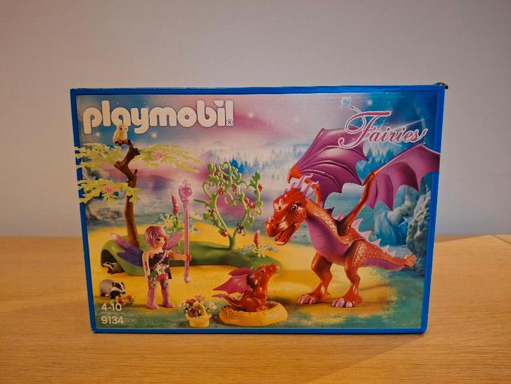 Playmobil 9134 roze draak, Kinderen en Baby's, Speelgoed | Playmobil, Zo goed als nieuw, Complete set, Ophalen of Verzenden