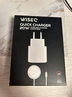 Wiseq Quick charger 20W - wireless charger for Iphone, Telecommunicatie, Mobiele telefoons | Telefoon-opladers, Ophalen of Verzenden