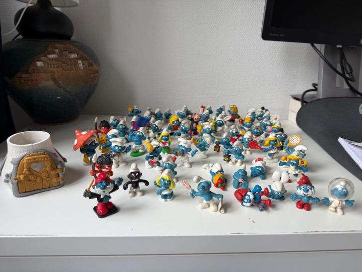 Uitzonderlijk zeldzaam lot smurfen!, Verzamelen, Smurfen, Gebruikt, Poppetje, Figuurtje of Knuffel, Verschillende Smurfen, Ophalen