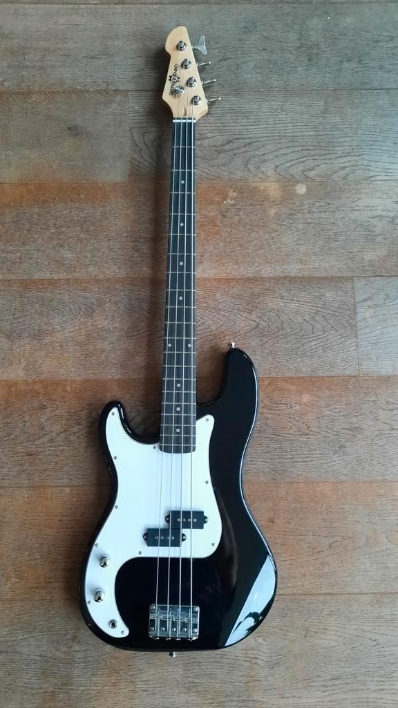 Linkshandige basgitaar, Muziek en Instrumenten, Snaarinstrumenten | Gitaren | Bas, Zo goed als nieuw, Ophalen