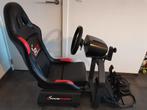 Raceroom Game Seat met Fanatec CSL elite base en pedalen, Ophalen, Gebruikt