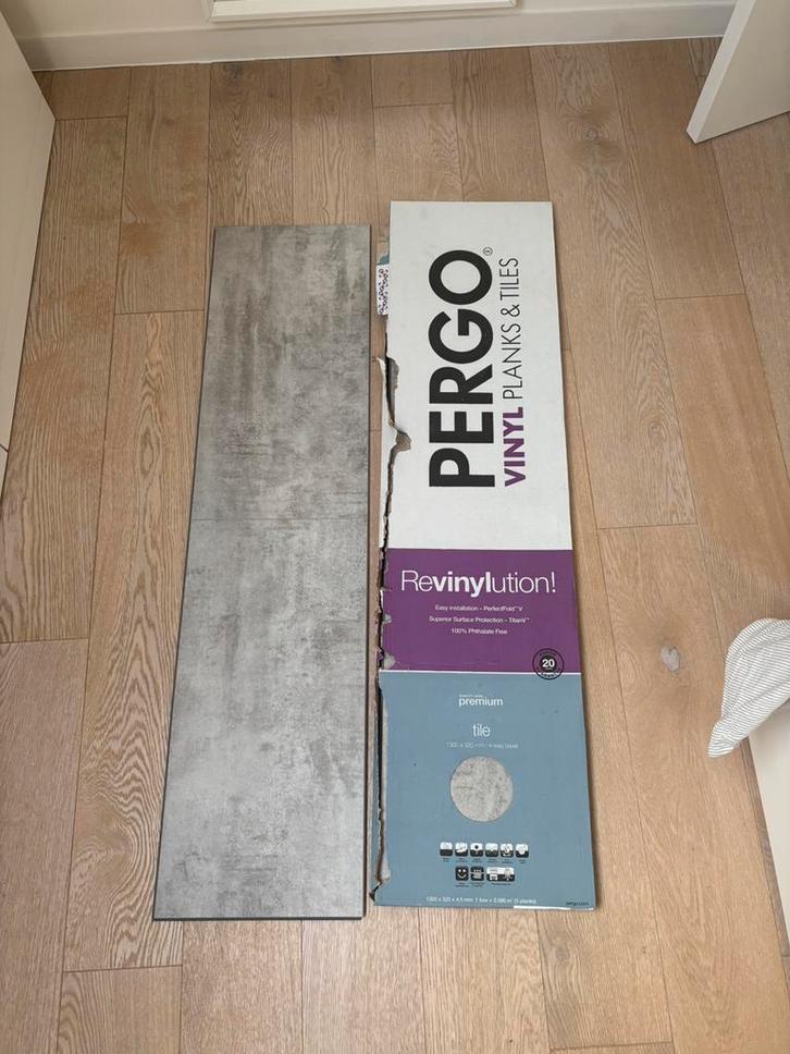Pergo Vinyltegel (Nieuw), Doe-het-zelf en Bouw, Vloerdelen en Plavuizen, Nieuw, Overige materialen, Ophalen
