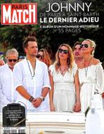 Paris Match Johnny Hallyday N850 (14 tot 20 december 2017), Boeken, Ophalen of Verzenden, Zo goed als nieuw, Muziek, Film of Tv