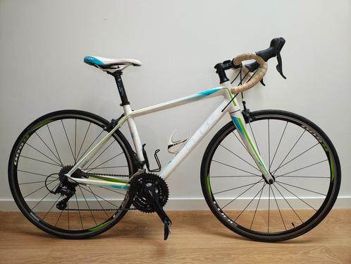 Dames racefiets/koersfiets wit - Cube CSL - maat 50, Fietsen en Brommers, Fietsen | Racefietsen, Gebruikt, Dames, Overige merken