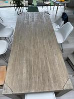 Meubelset bestaand uit tafel, dressoir en vitrinekast, Modern landelijk, Comme neuf, Enlèvement, Avec tablette(s)