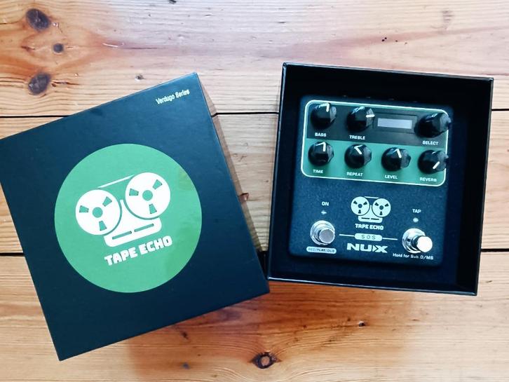 Pédale de delay/reverb Nux tape echo, Muziek en Instrumenten, Effecten, Zo goed als nieuw, Delay of Echo, Reverb, Ophalen of Verzenden