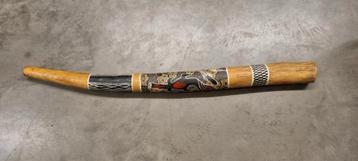 houten didgeridoo - 128cm lang beschikbaar voor biedingen