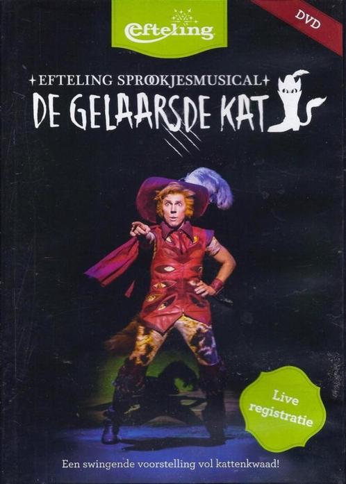 Efteling sprookjesmusical - De gelaarsde kat, Cd's en Dvd's, Dvd's | Kinderen en Jeugd, Ophalen of Verzenden