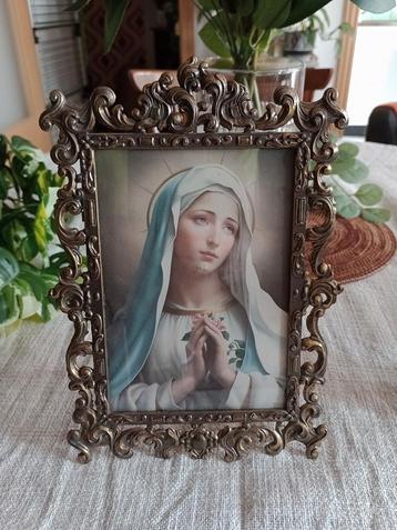 Oude metalen fotolijst gemaakt in Italië  beschikbaar voor biedingen