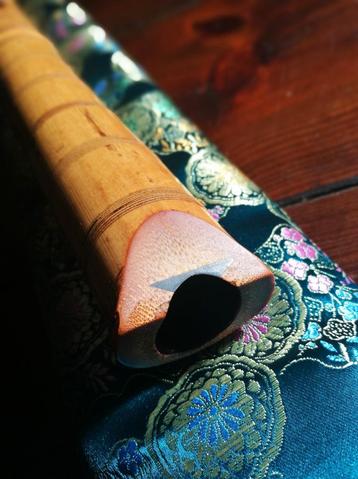 Shakuhachi (Jiari) de Takehiro 1.8 shaku, Enlèvement, Utilisé, Bois