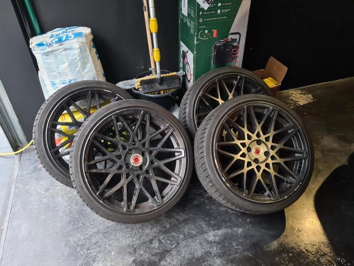 Abarth Pogea Racing velgen 18inch, Auto-onderdelen, Banden en Velgen, Banden en Velgen, Zomerbanden, 18 inch, 215 mm, Personenwagen