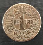 1 peseta van Spanje van 1944, Ophalen of Verzenden, Losse munt