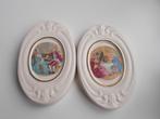 2 mooie oude hangkadertje gesigneerd, Ophalen of Verzenden