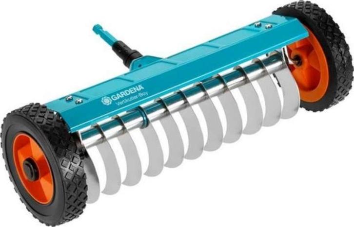 Scarificateur sur rouleaux GARDENA - scarificateur avec étab, Jardin & Terrasse, Scarificateurs, Comme neuf, Enlèvement