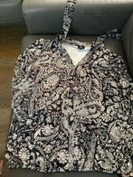 Toffe blouse K-design XL met onderaan elastiek, Comme neuf, Noir, Taille 46/48 (XL) ou plus grande, Enlèvement ou Envoi