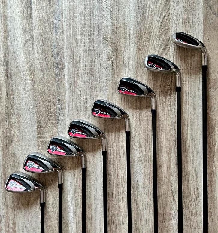 Callaway RAZR X HL – 4 / 5 / 6 / 7 / 8 / 9 / P / S – R Flex, Sport en Fitness, Golf, Gebruikt, Set, Callaway, Ophalen of Verzenden