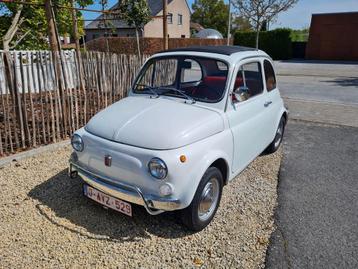 1972 Fiat 500 Lusso, Autos, Achat, Intérieur cuir, Particulier, Fiat