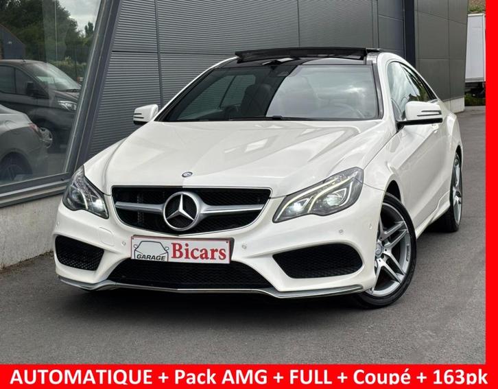 Mercedes E220d Coupé AUTOMATIQU  AMG FULL OPTION Xenon PANO, Autos, Mercedes-Benz, Entreprise, Classe E, ABS, Caméra de recul