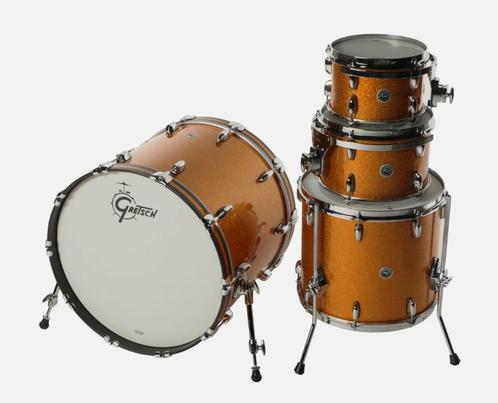 Gretsch Brooklyn (shellset) - Gold Sparkle, Muziek en Instrumenten, Drumstellen en Slagwerk, Zo goed als nieuw, Overige merken