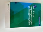 Recht voor verpleegkundigen en vroedvrouwen, Boeken, Ophalen of Verzenden, Nieuw, Hoger Onderwijs, Wolters kluwer