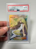 Pokémon Soleil Lune Crimson Invasion 2017 Lusamine - PSA 8, Enlèvement ou Envoi, Comme neuf, Cartes en vrac, Foil