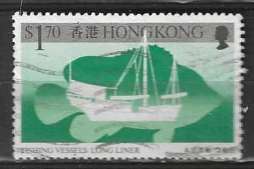 Hong Kong 1986 - Yvert 485 - Boten voor de visvangst (ST), Postzegels en Munten, Postzegels | Azië, Gestempeld, Verzenden