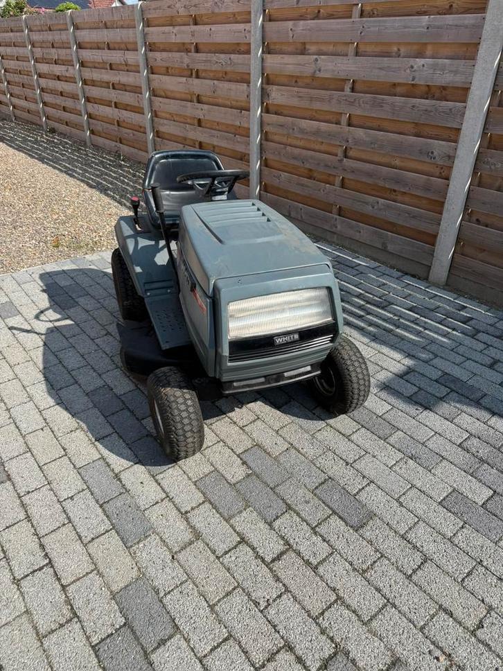 MTD White LT12.5 1991-1993, Tuin en Terras, Zitmaaiers, Gebruikt, 90 tot 120 cm, Elektrische starter, Versnellingen, Ophalen