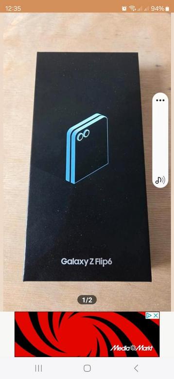 Samsung galaxy Z flip 6 256 GB BLAUW  beschikbaar voor biedingen