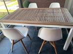 tuinset, Tuin en Terras, Ophalen, 4 zitplaatsen, Gebruikt, Teakhout