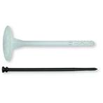 Isolatieplug met nagel (per 100), Doe-het-zelf en Bouw, Isolatie en Afdichting, Ophalen, Nieuw, Overige materialen, Muurisolatie