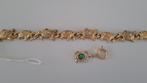Armbandje schildpadden (18 cm) + hangertje, Overige materialen, Nieuw, Ophalen of Verzenden, Met bedels of kralen