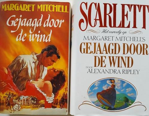 Romans 'Gejaagd door de wind' +  'Scarlett', Boeken, Romans, Gelezen, Ophalen of Verzenden
