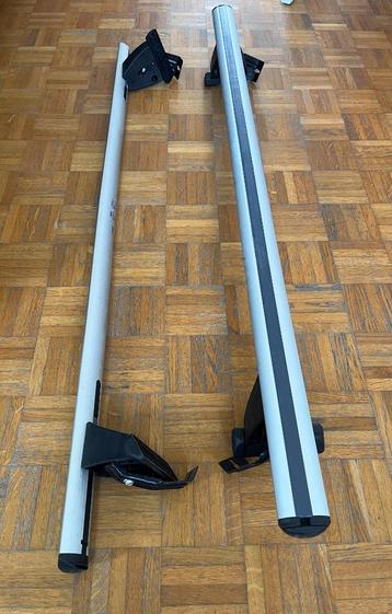 Barres de toit avec pieds Menabo pour Q2 A6 V40/V60, Enlèvement, Utilisé