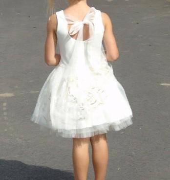 Communiekleedje met gilet van Gymp, Kinderen en Baby's, Kindermode-accessoires, Zo goed als nieuw, Ophalen