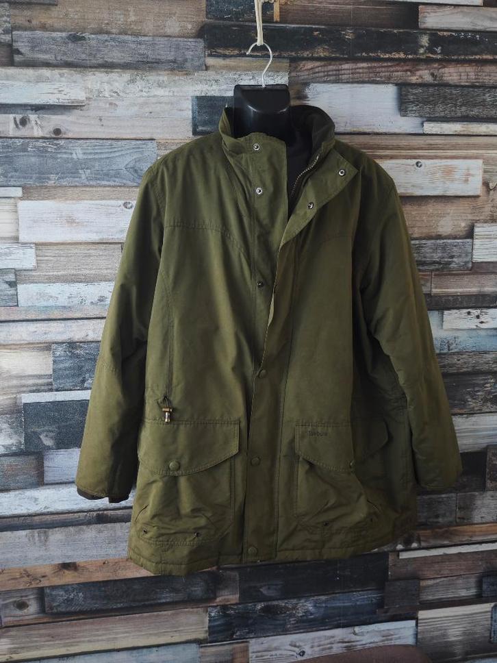 Barbour maat XL / XXL, Kleding | Heren, Jassen | Winter, Zo goed als nieuw, Maat 56/58 (XL), Groen, Ophalen of Verzenden