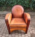 Prachtige Echt Lederen Fauteuil Clubzetel Te Koop Intermassa, Ophalen
