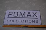 Enseigne Emaillée POMAX Collections, Collections, Comme neuf, Enlèvement ou Envoi, Panneau publicitaire