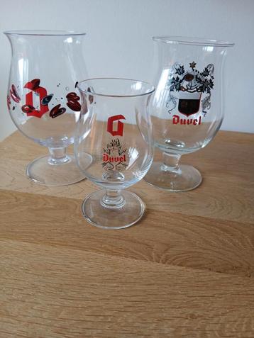 NIEUWE DUVEL GLAZEN NOOIT GEBRUIKT  beschikbaar voor biedingen