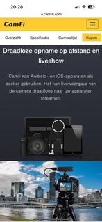Camfi spiegelreflexcamera, Audio, Tv en Foto, Ophalen, Zo goed als nieuw, Spiegelreflex
