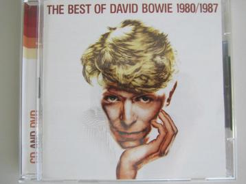 CD+DVD DAVID BOWIE "THE BEST OF DAVID BOWIE 1980/1987" beschikbaar voor biedingen